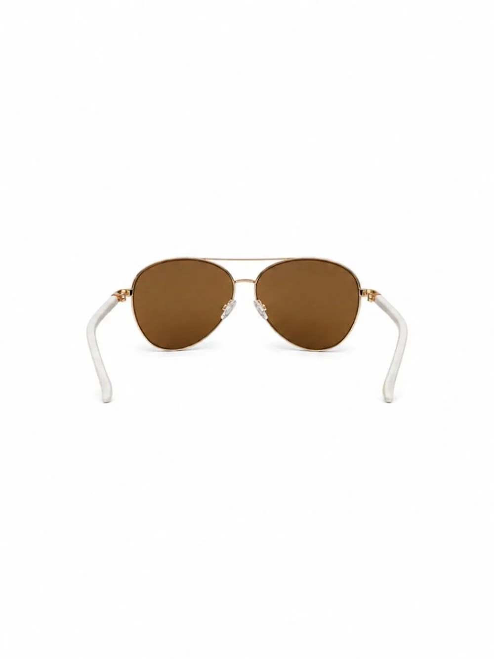 Adrienne Vittadini Sport Women's Gold Aviator Sunglasses